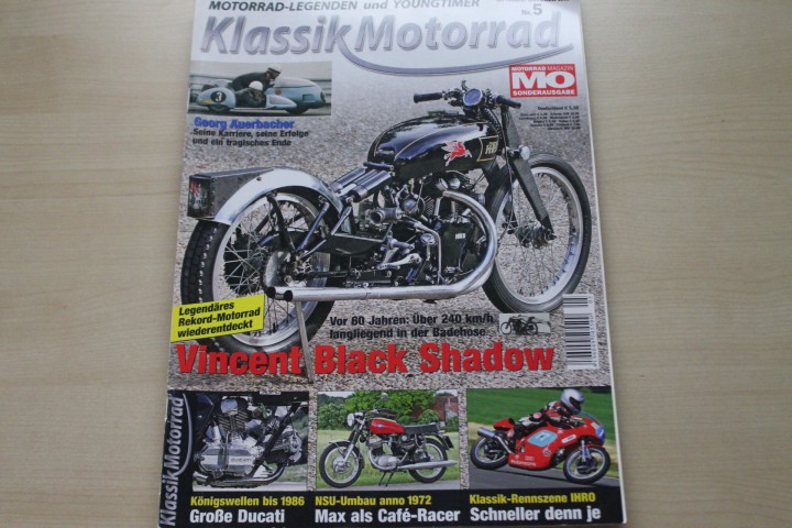 Deckblatt MO Klassik Motorrad (05/2008)